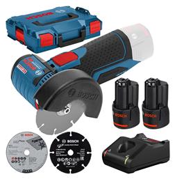 GWS 12V-76 Τροχός 76mm Μπαταρίας 2x3Ah Bosch