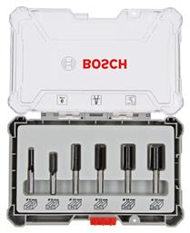 Σετ Φρέζες για Ρούτερ Υποδοχής 6mm 2607017465 6τμχ Bosch