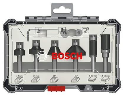 Σετ Φρέζες Καρβιδίου 6τμχ Bosch