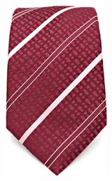 Boss Γραβατα Ριγε H-tie 7.5cm-222 Mπορντω - Hugo Boss