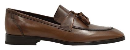 Δερμάτινα Ανδρικά Loafers σε Καφέ Χρώμα Boss Shoes