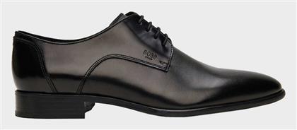 Δερμάτινα Ανδρικά Σκαρπίνια Black Spazz Point Boss Shoes