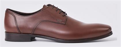 Diamond Δερμάτινα Ανδρικά Σκαρπίνια Red Burn Paris Boss Shoes