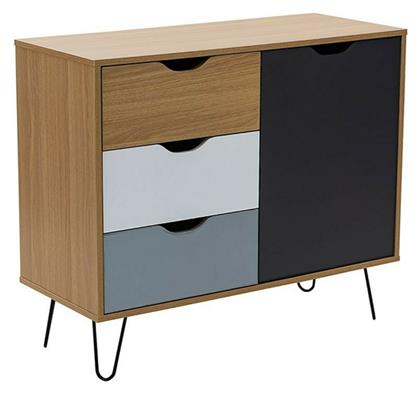 Μπουφές από Ξύλο Artic με Συρτάρια Sonoma / Γκρι 94.5x40x80cm - Liberta