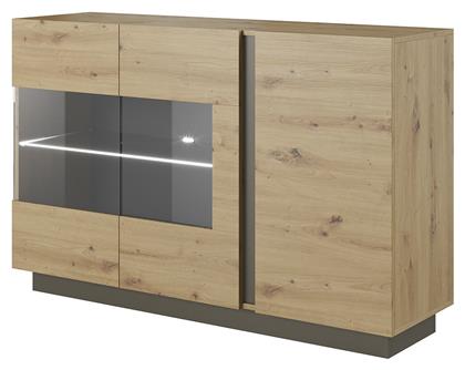 Μπουφές από Ξύλο Αrtisan Oak / Γραφίτης 138.2x40x90.5cm - LH Home Furniture