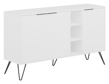 Μπουφές από Ξύλο Clara Λευκός 142x35.5x83cm - Pakketo