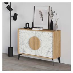 Μπουφές από Ξύλο Gora Οξιά / Λευκό 110x35.6x82cm - Megapap