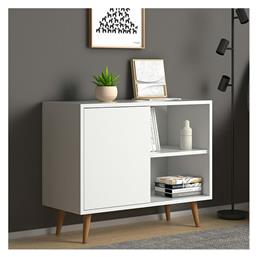 Μπουφές από Ξύλο Luce Λευκό 80x35x66cm - Megapap
