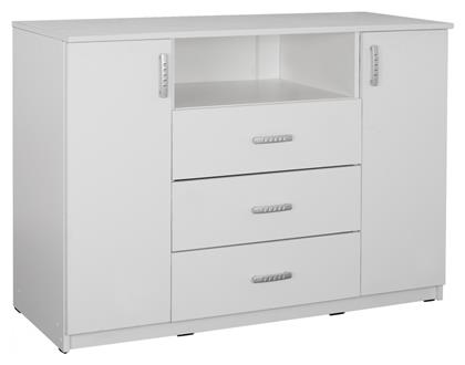 Μπουφές από Ξύλο με Συρτάρια Λευκό 120x45x85cm - HomeMarkt