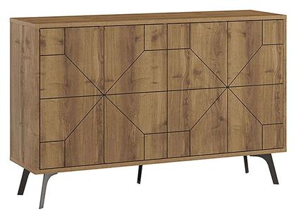 Μπουφές Giacomo Ξύλινος 123x35x77.4cm - Megapap