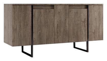 Μπουφές Luxe Ξύλινος Καρυδί 160x35x80cm - Megapap