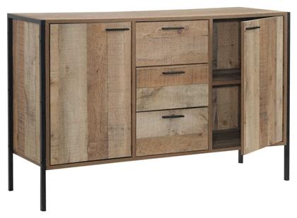 Μπουφές Pallet-W Ξύλινος με Συρτάρια 124x40x80cm - Woodwell