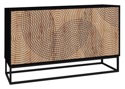 Μπουφές Themis Ξύλινος Μαύρος 150x35x83.6cm - Megapap