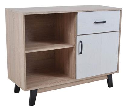 Μπουφές Ξύλινος με Συρτάρια Λευκός 94x38x74cm - Ankor