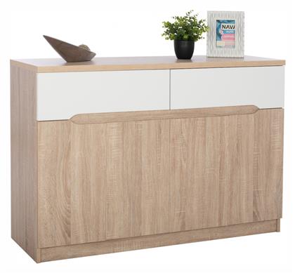 Μπουφές Zebrano Ξύλινος με Συρτάρια 120x40x80cm - HomeMarkt