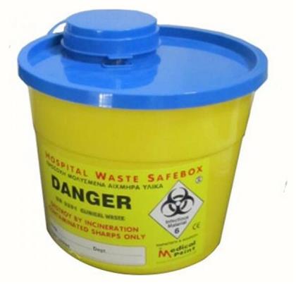 Δοχεία Απόρριψης Βελονών 2.5lt 127.007.3 Bournas Medicals