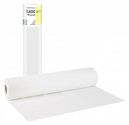 Εξεταστικό Ρολό Χάρτινο Classic Standard 68cm x 50m Λευκό Bournas Medicals