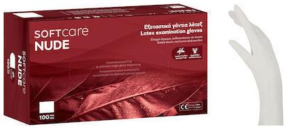 Soft Care Nude Γάντια Λάτεξ Χωρίς Πούδρα Bournas Medicals