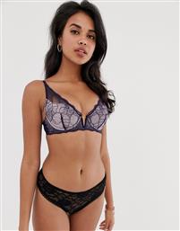 Boux Avenue Nieve plunge bra in navy από το Asos