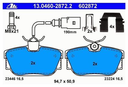 Brake Pads Ford Galaxy Wgr 13046028722 Ate