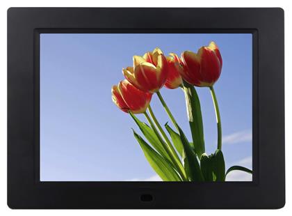 DigiFrame 857 Ψηφιακή Κορνίζα LED 8'' Ανάλυσης 1024x768 Μαύρη Braun Phototechnik