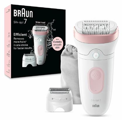 Silk Epil 7 Αποτριχωτική Μηχανή Epilator για το Σώμα S71001368 Braun