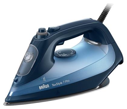 Texstyle 7 Pro SI 7160 SI7160BL 3000W με Συνεχόμενη Παροχή Ατμού 50gr/min Braun
