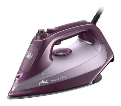 Texstyle 7 Pro SI 7181 SI7181VI 3100W με Συνεχόμενη Παροχή Ατμού 50gr/min Braun
