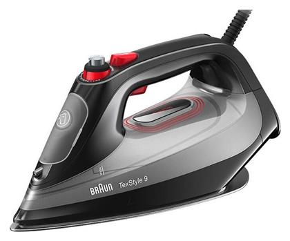 Texstyle 9 SI 9281 BK SI9281BK 3100W με Συνεχόμενη Παροχή Ατμού 50gr/min Braun