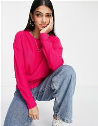 Brave Soul oversized grunge crew neck jumper-Pink από το Asos