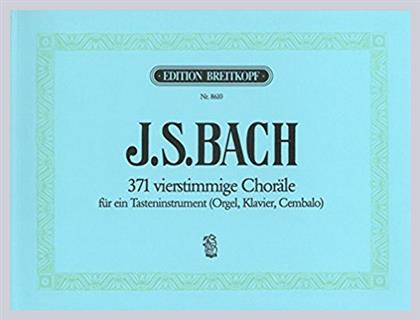 J.S. Bach - 371 Vierstimmige Chorale Παρτιτούρα για Πιάνο Breitkopf & Hartel