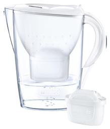 Marella Κανάτα Σερβιρίσματος Πλαστική White με 3 Ανταλλακτικά Φίλτρα Maxtra+ 2400ml Brita