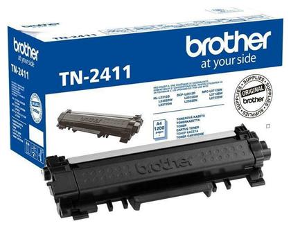 TN-2411 Γνήσιο Toner Laser Εκτυπωτή Μαύρο 1200 Σελίδων (TN-2411) Brother