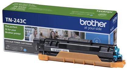 TN-243C Γνήσιο Toner Laser Εκτυπωτή Κυανό 1000 Σελίδων (TN-243C) Brother