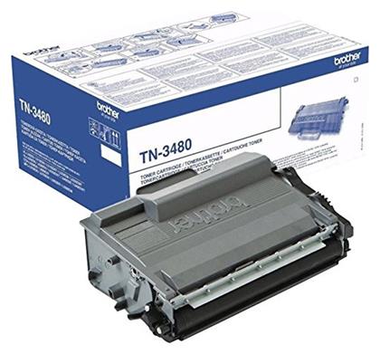 TN-3480 Γνήσιο Toner Laser Εκτυπωτή Μαύρο High Yield 8000 Σελίδων (TN-3480) Brother