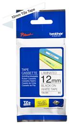 TZe-231S Ταινία Ετικετογράφου 4m x 12mm σε Λευκό Χρώμα Brother