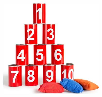 Παιχνίδι Ρίψης Στόχου Εξωτερικού Χώρου Tin Throwing BS Toys