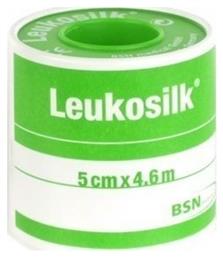 Leukosilk Μεταξωτή Επιδεσμική Ταινία 5cm x 4.6m BSN Medical