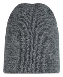 Hat Beanie Unisex Σκούφος Πλεκτός σε Γκρι χρώμα Buff