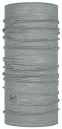 Lightweight Merino Wool Tubular Solidlight Grey Buff