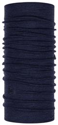 Midweight Merino Wool Night Blue Melange Buff