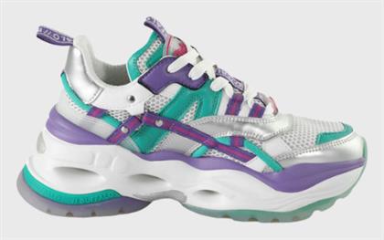 Triplet Hollow Γυναικεία Chunky Sneakers Silver / Green / Purple Buffalo
