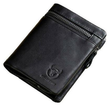 QB-03 Δερμάτινο Ανδρικό Πορτοφόλι με RFID Bull Captain