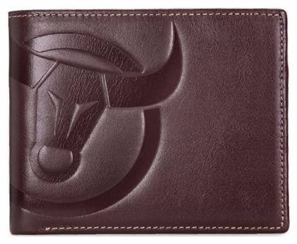 QB0203-H Δερμάτινο Ανδρικό Πορτοφόλι με RFID Bull Captain