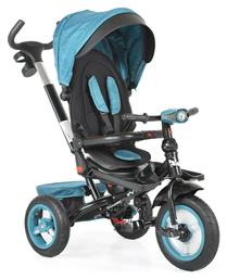 Παιδικό Τρίκυκλο Ποδήλατο Πτυσσόμενο με Air Wheels, Σκίαστρο, Χειρολαβή Γονέα & Αποθηκευτικό Χώρο Jockey Air για 1-5 Ετών Τιρκουάζ Byox