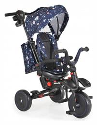 Παιδικό Τρίκυκλο Ποδήλατο Πτυσσόμενο, Μετατρεπόμενο με Χειρολαβή Γονέα & Σκίαστρο Pluto για 1.5+ Ετών Μπλε Byox