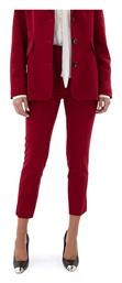 C. Manolo Pants Women C.manolo Γυναικείο Ψηλόμεσο Κοτλέ Παντελόνι σε Slim Εφαρμογή - C Manolo