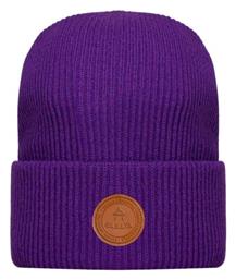 Beanie Unisex Fleece Σκούφος Πλεκτός σε Μωβ χρώμα Cabaia