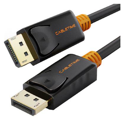 Cable DisplayPort male - DisplayPort male 4k/60Hz 3m Μαύρο Cabletime