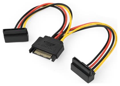 15-Pin Sata male - 2x 15-Pin Sata female Cable 0.15m (CC-SATAM2F-02) Cablexpert